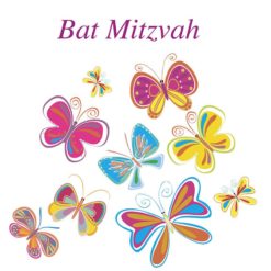 Bat Mitzvah Card