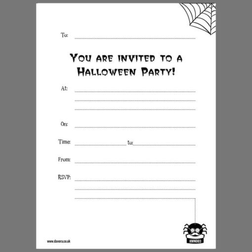 Halloween Invitations 6 pack - Image 2