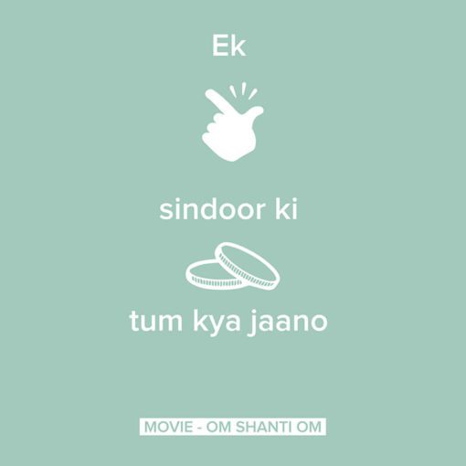 Pictogram - Om Shanti Om