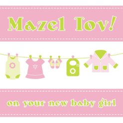 New Baby Girl Greeting Card