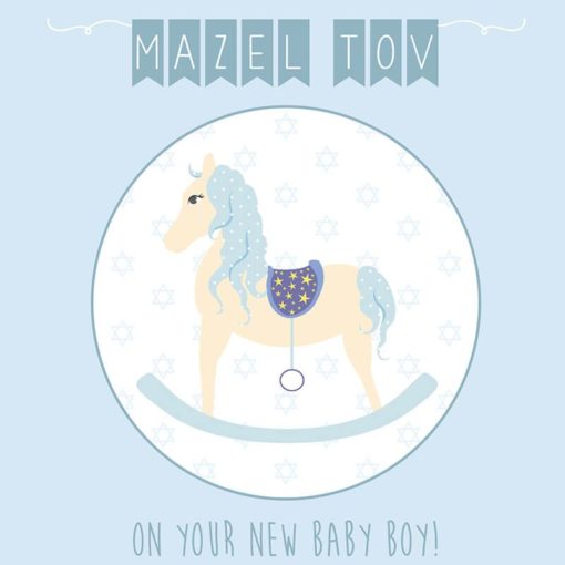 New Baby Boy Greeting Card