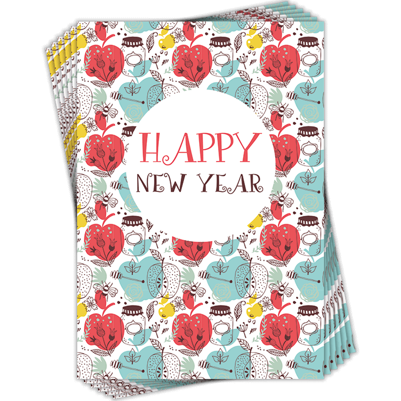 Jewish New Year Cards (6 pack) Davora Greeting Cards