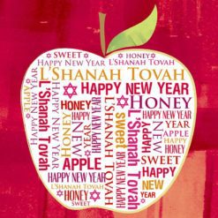 Jewish New Year Greeting Card