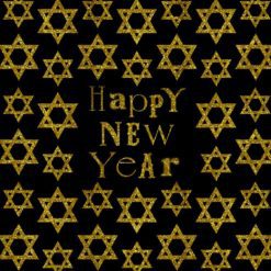 Jewish New Year Greeting Card