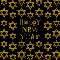 Jewish New Year Greeting Card