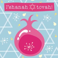 Jewish New Year Greeting Card