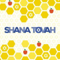 Jewish New Year Greeting Card