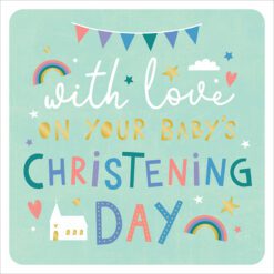 Christening card