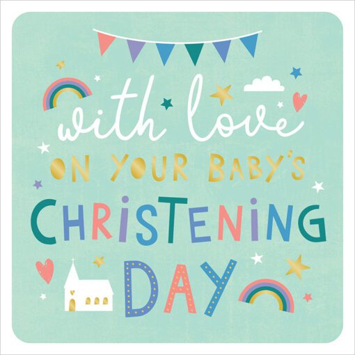 Christening card