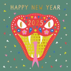 Chinese New Year Card Year of the Snake